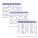 AT-A-GLANCE Flip-A-Week Desk Calendar Refill, 7 x 6, White Sheets, 12-Month (Jan to Dec): 2025 (SW705X50)