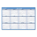 AT-A-GLANCE Horizontal Reversible/Erasable Wall Planner, 48 x 32, White/Blue Sheets, 12-Month (Jan to Dec): 2025 (PM30028)