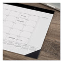 AT-A-GLANCE Contemporary Monthly Desk Pad, 22 x 17, White Sheets, Black Binding/Corners,12-Month (Jan to Dec): 2025 (SK24X00)