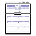 AT-A-GLANCE Flip-A-Week Desk Calendar and Base, 7 x 5.5, White Sheets, 12-Month (Jan to Dec): 2025 (SW700X00)