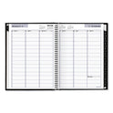 AT-A-GLANCE DayMinder Hardcover Weekly Vertical-Column Format Appointment Book, 11 x 8, Black Cover, 12-Month (Jan to Dec): 2025 (G520H00)