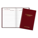AT-A-GLANCE Standard Diary Daily Reminder Book, 2025 Edition, Medium/College Rule, Red Cover, (201) 7.5 x 5.13 Sheets (SD38713)
