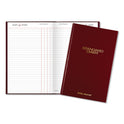 AT-A-GLANCE Standard Diary Daily Journal, 2025 Edition, Wide/Legal Rule, Red Cover, (210) 12 x 7.75 Sheets (SD37713)
