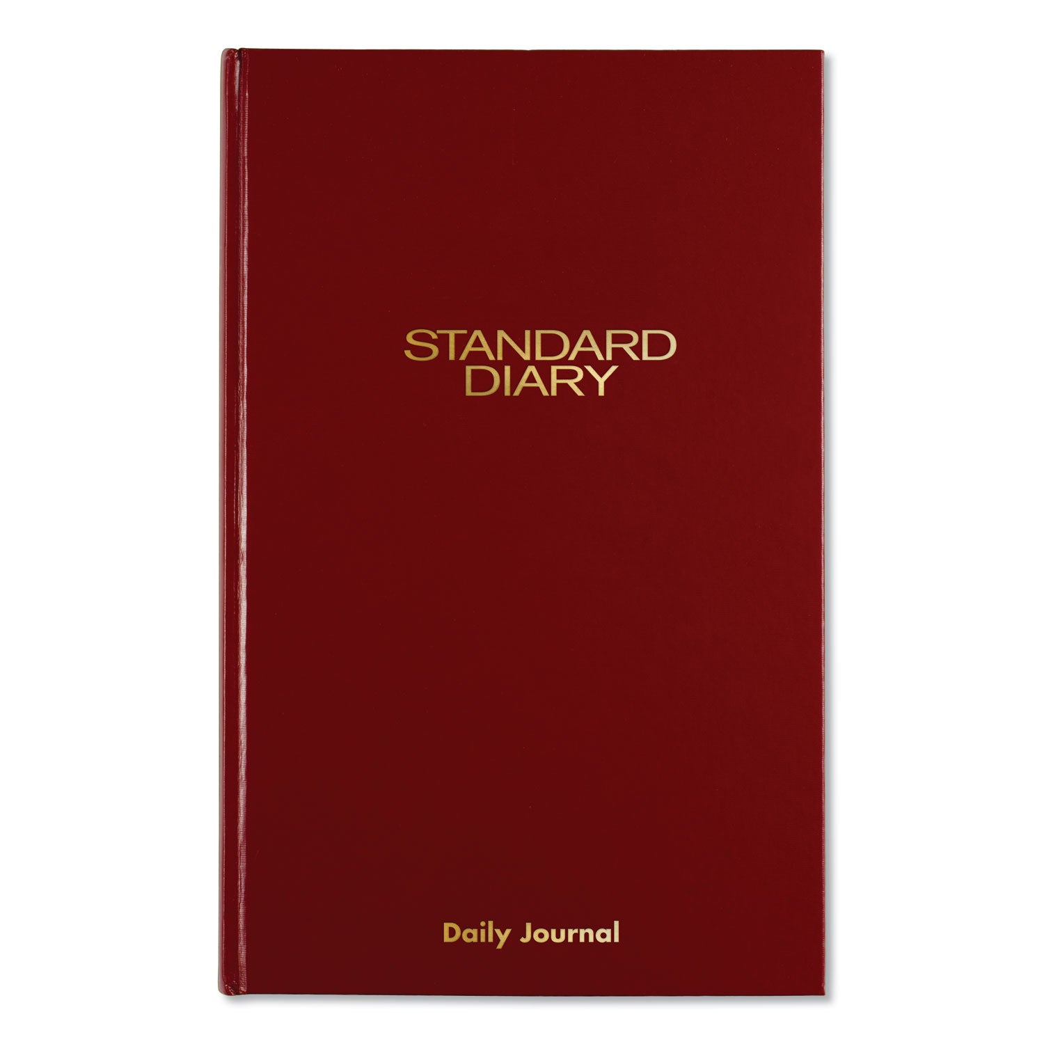 AT-A-GLANCE Standard Diary Daily Journal, 2025 Edition, Wide/Legal Rule, Red Cover, (210) 12 x 7.75 Sheets (SD37713)