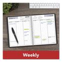 AT-A-GLANCE DayMinder Weekly Planner, Vertical-Column Format, 8.75 x 7, Black Cover, 12-Month (Jan to Dec): 2025 (G59000)