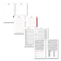AT-A-GLANCE Two-Color Desk Calendar Refill, 3.5 x 6, White Sheets, 12-Month (Jan to Dec): 2025 (E01750)