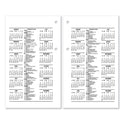 AT-A-GLANCE Desk Calendar Refill, 3.5 x 6, White Sheets, 12-Month (Jan to Dec): 2025 (E71750)