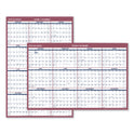 AT-A-GLANCE Vertical/Horizontal Wall Calendar, 24 x 36, White/Blue/Red Sheets, 12-Month (Jan to Dec): 2025 (PM21228)