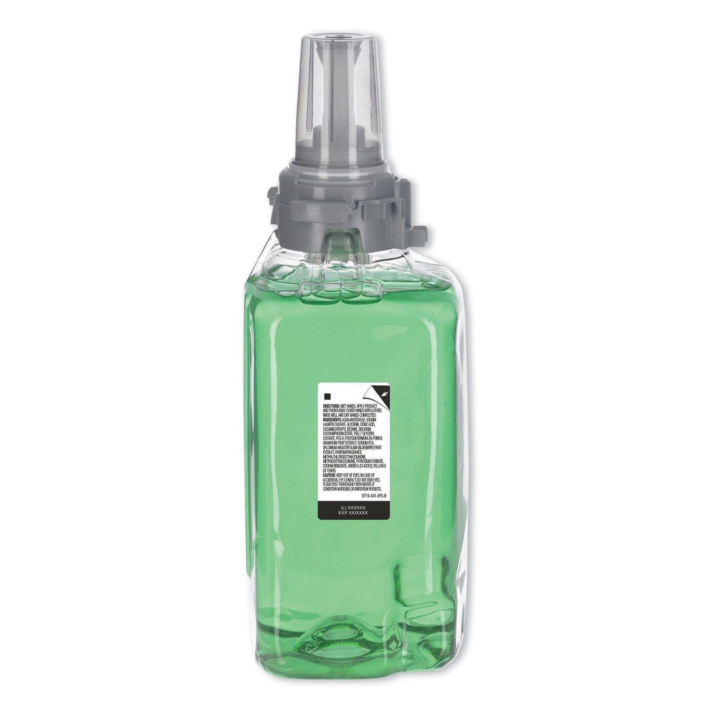 GOJO Botanical Foam Handwash Refill, For ADX-12 Dispenser, Botanical Scent, 1,250 mL, 3/Carton (881603CT)