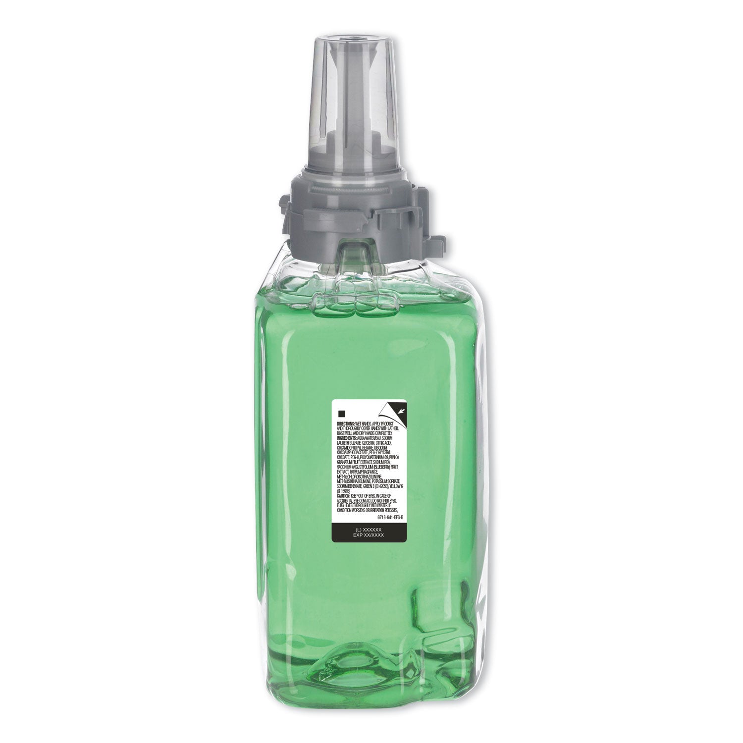 GOJO Botanical Foam Handwash Refill, For ADX-12 Dispenser, Botanical Scent, 1,250 mL, 3/Carton (881603CT)