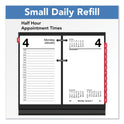 AT-A-GLANCE Desk Calendar Refill with Tabs, 3.5 x 6, White Sheets, 12-Month (Jan to Dec): 2025 (E717T50)