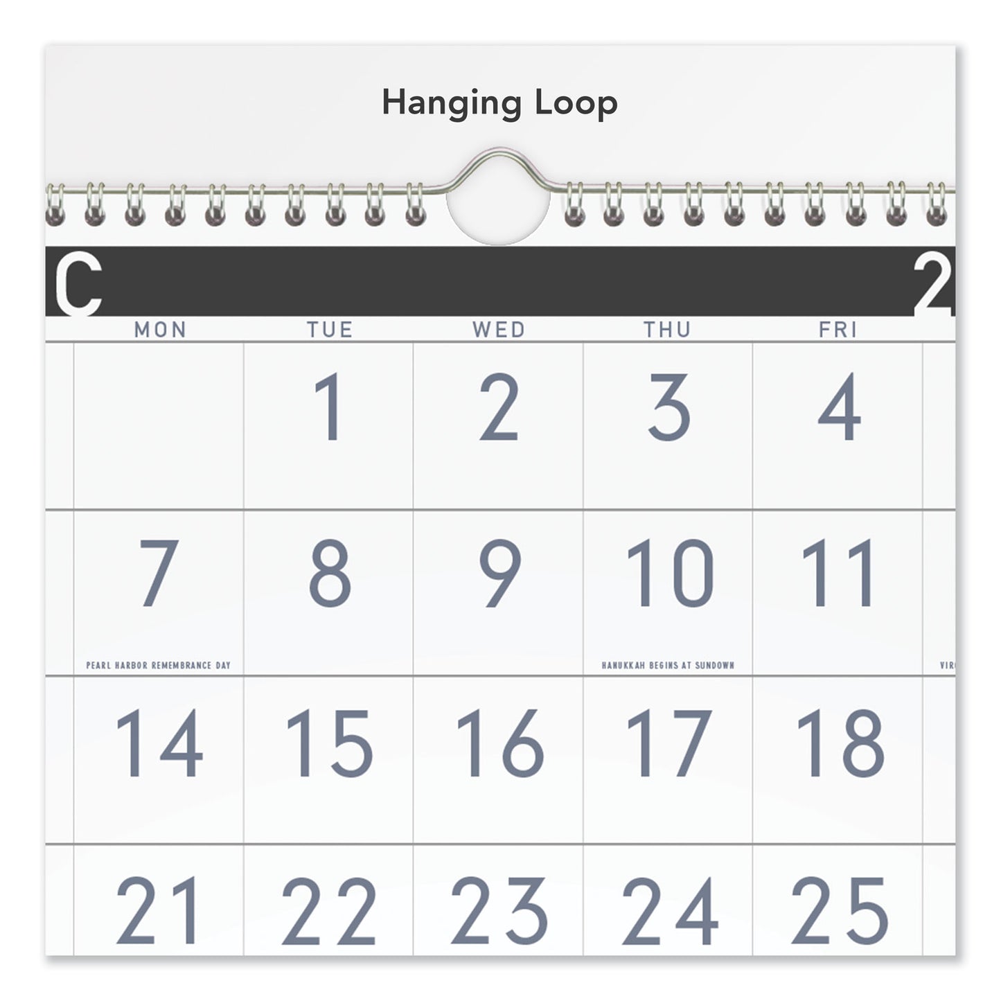 AT-A-GLANCE Three-Month Reference Wall Calendar, Contemporary Artwork/Formatting, 12 x 27, White Sheets, 15-Month: Dec 2024 to Feb 2026 (PM11X28)