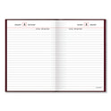 AT-A-GLANCE Standard Diary Daily Reminder Book, 2025 Edition, Medium/College Rule, Red Cover, (201) 7.5 x 5.13 Sheets (SD38713)