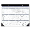 AT-A-GLANCE Contemporary Monthly Desk Pad, 22 x 17, White Sheets, Black Binding/Corners,12-Month (Jan to Dec): 2025 (SK24X00)