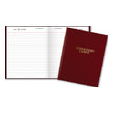 AT-A-GLANCE Standard Diary Daily Diary, 2025 Edition, Medium/College Rule, Red Cover, (200) 9.5 x 7.5 Sheets (SD37413)