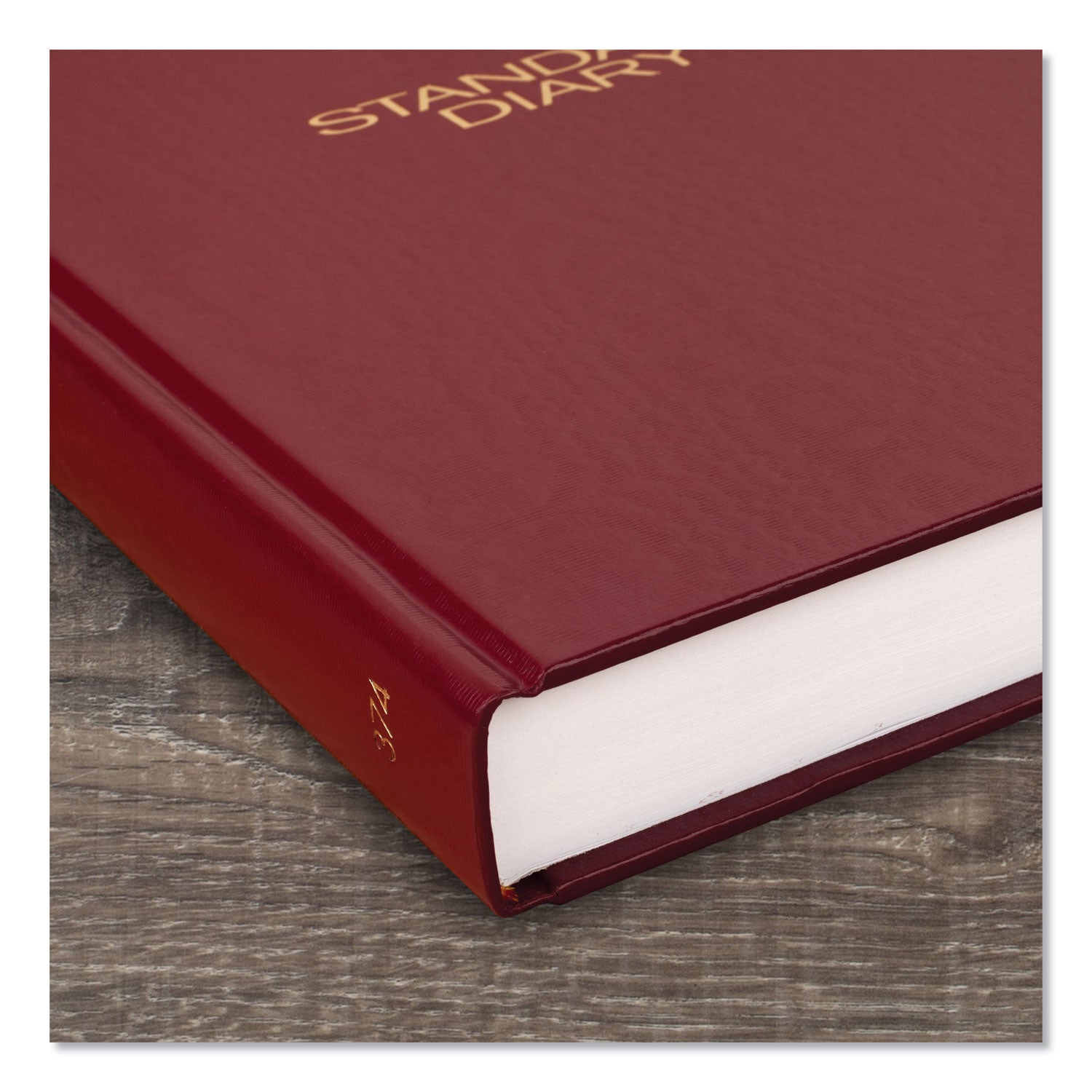 AT-A-GLANCE Standard Diary Daily Diary, 2025 Edition, Medium/College Rule, Red Cover, (200) 9.5 x 7.5 Sheets (SD37413)