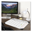 AT-A-GLANCE Two-Color Monthly Desk Pad Calendar, 22 x 17, White Sheets, Black Corners, 12-Month (Jan to Dec): 2025 (SK117000)