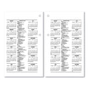 AT-A-GLANCE Desk Calendar Recycled Refill, 3.5 x 6, White Sheets, 12-Month (Jan to Dec): 2025 (E717R50)