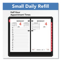 AT-A-GLANCE Two-Color Desk Calendar Refill, 3.5 x 6, White Sheets, 12-Month (Jan to Dec): 2025 (E01750)