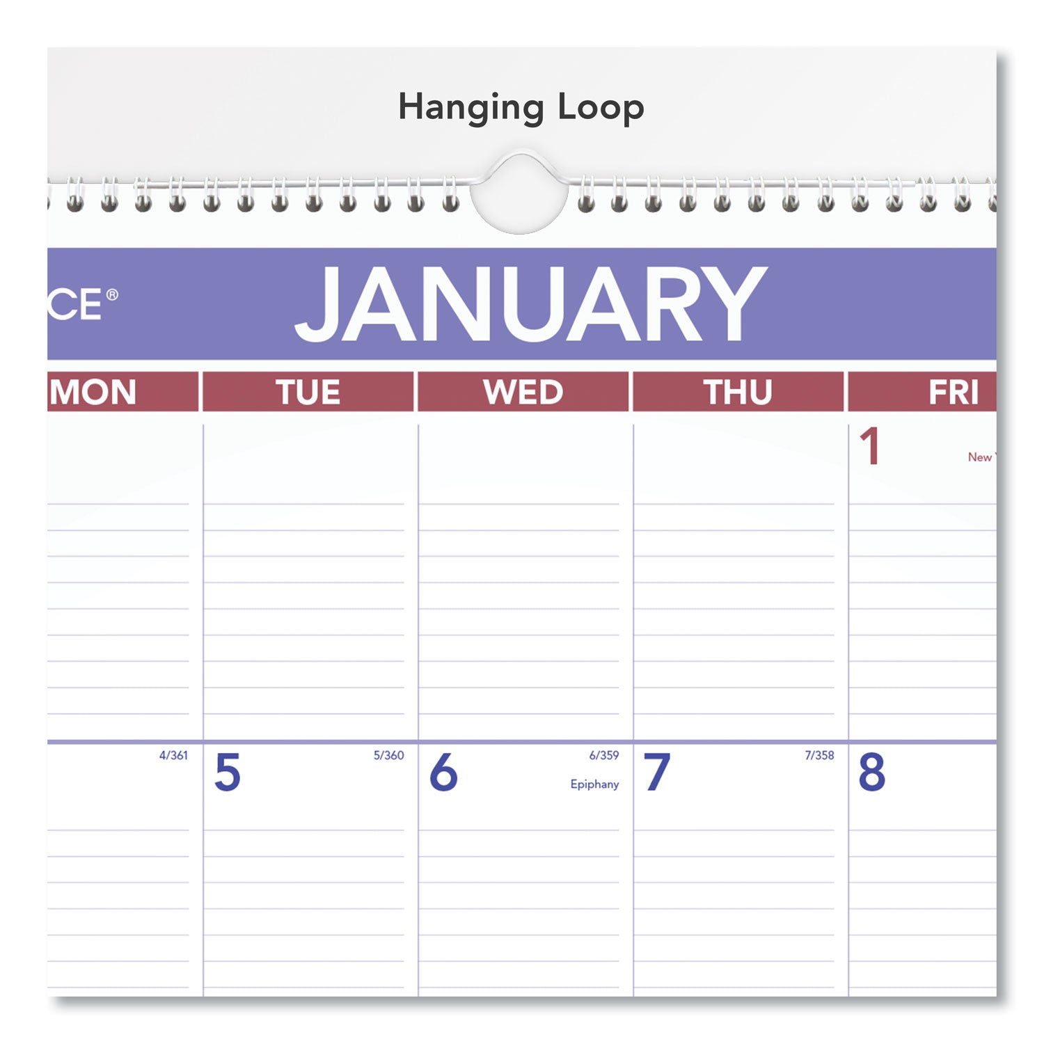 AT-A-GLANCE Erasable Wall Calendar, 15.5 x 22.75, White Sheets, 12-Month (Jan to Dec): 2025 (PMLM0328)