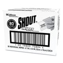 Shout Wipe and Go Instant Stain Remover, 4.7 x 5.9, Unscented, White, 80 Packets/Carton (686661)