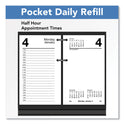 AT-A-GLANCE Desk Calendar Refill, 3.5 x 6, White Sheets, 12-Month (Jan to Dec): 2025 (E71750)