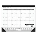 AT-A-GLANCE Academic Year Ruled Desk Pad, 21.75 x 17, White Sheets, Black Binding, Black Corners, 16-Month (Sept to Dec): 2024 to 2025 (SK241600)