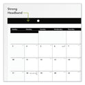 AT-A-GLANCE Compact Desk Pad, 18 x 11, White Sheets, Black Binding, Clear Corners, 12-Month (Jan to Dec): 2025 (SK1400)