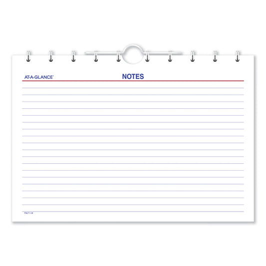 AT-A-GLANCE Move-A-Page Three-Month Wall Calendar, 12 x 27, White/Red/Blue Sheets, 15-Month: Dec 2024 to Feb 2026 (PMLF1128)