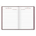 AT-A-GLANCE Standard Diary Daily Reminder Book, 2025 Edition, Medium/College Rule, Red Cover, (201) 8.25 x 5.75 Sheets (SD38913)