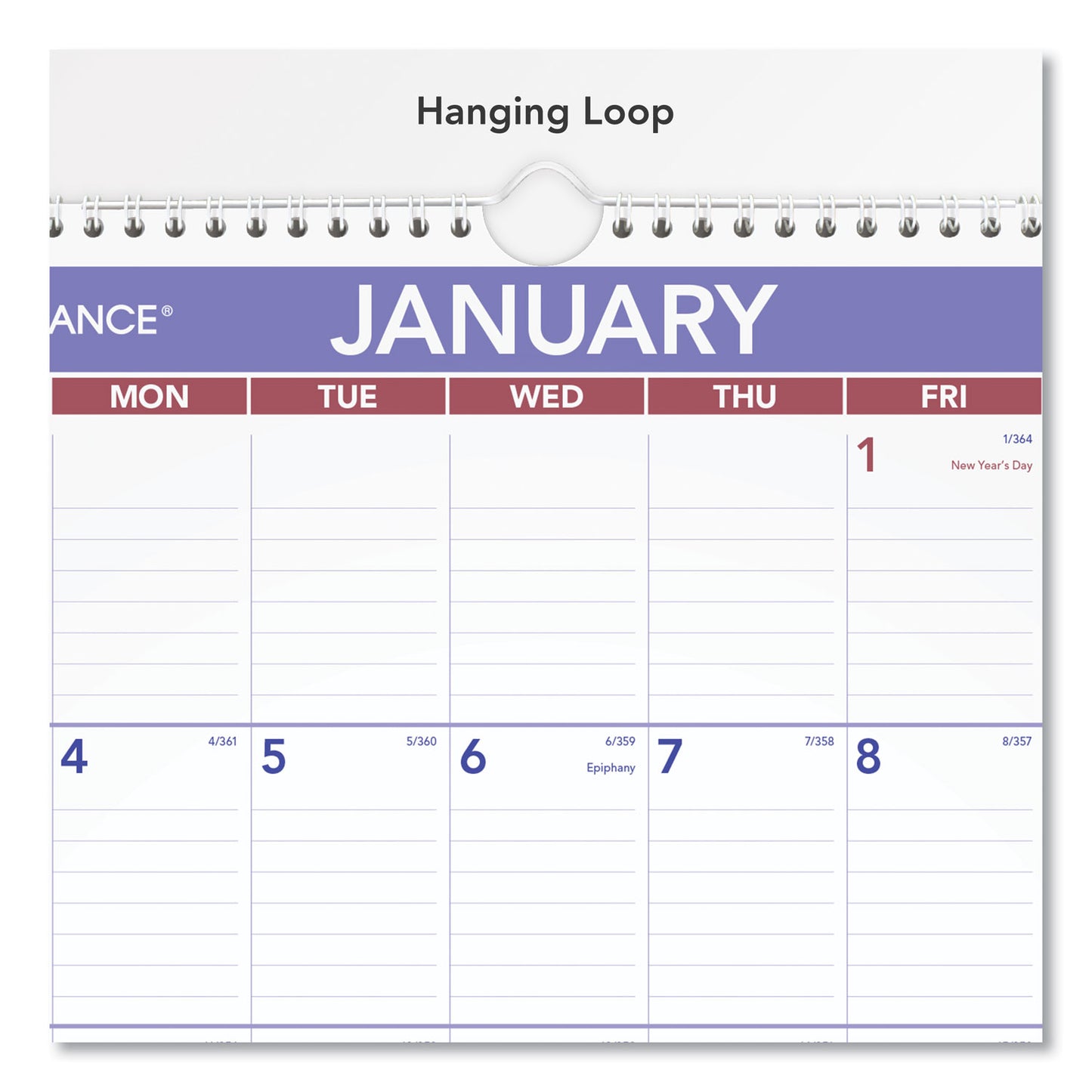 AT-A-GLANCE Erasable Wall Calendar, 12 x 17, White Sheets, 12-Month (Jan to Dec): 2025 (PMLM0228)