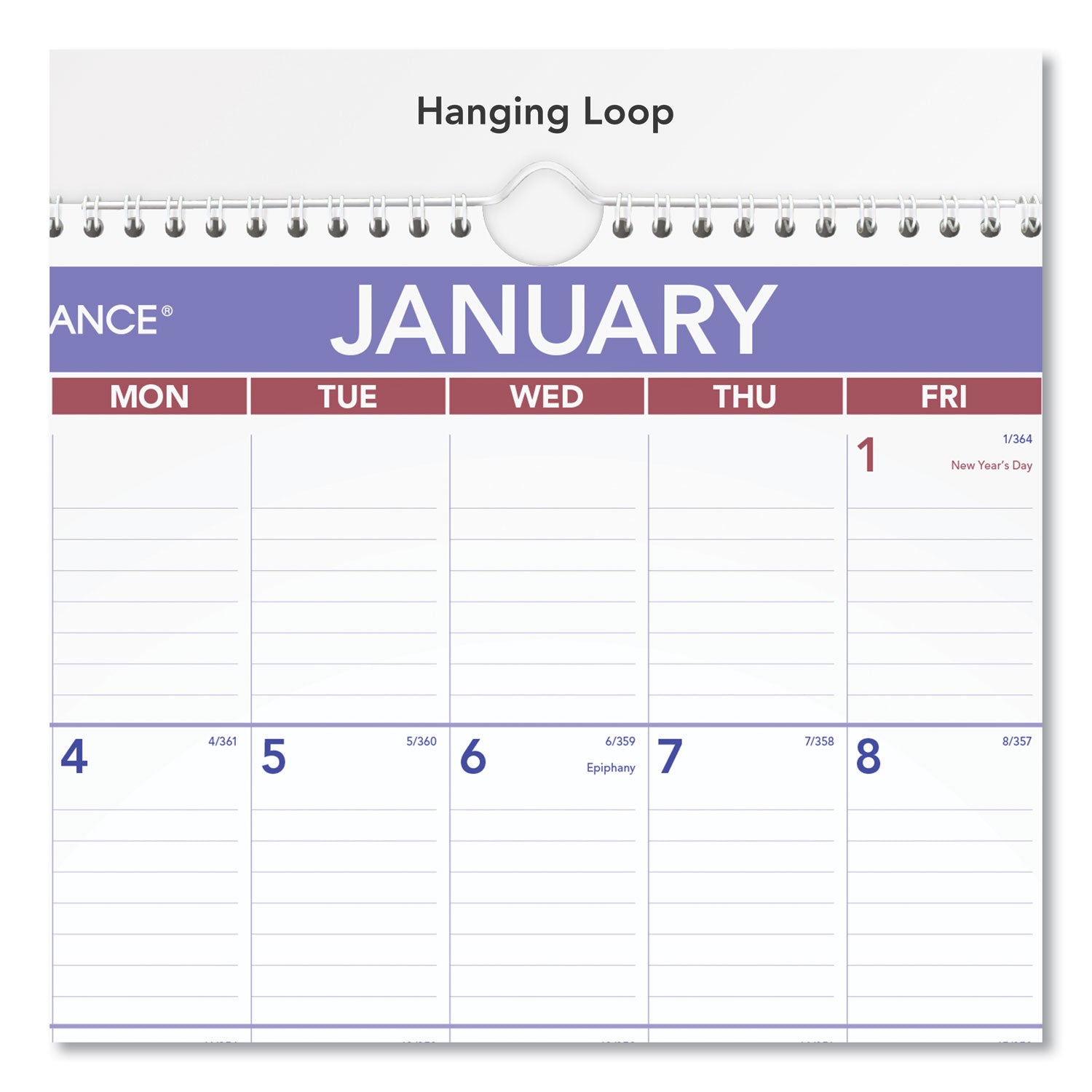 AT-A-GLANCE Erasable Wall Calendar, 12 x 17, White Sheets, 12-Month (Jan to Dec): 2025 (PMLM0228)