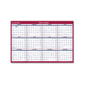 AT-A-GLANCE Erasable Vertical/Horizontal Wall Planner, 24 x 36, White/Blue/Red Sheets, 12-Month (Jan to Dec): 2025 (PM2628)