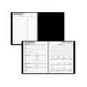 AT-A-GLANCE DayMinder Open-Schedule Weekly Appointment Book, 8.75 x 7, Black Cover, 12-Month (Jan to Dec): 2025 (G53500)