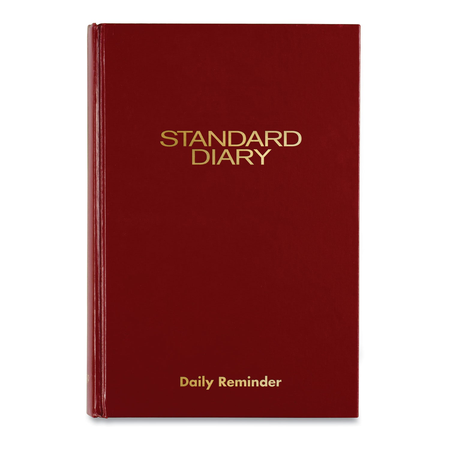 AT-A-GLANCE Standard Diary Daily Reminder Book, 2025 Edition, Medium/College Rule, Red Cover, (201) 8.25 x 5.75 Sheets (SD38913)