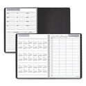 AT-A-GLANCE DayMinder Four-Person Group Daily Appointment Book, 11 x 8, Black Cover, 12-Month (Jan to Dec): 2025 (G56000)