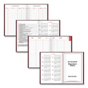 AT-A-GLANCE Standard Diary Daily Reminder Book, 2025 Edition, Medium/College Rule, Red Cover, (201) 7.5 x 5.13 Sheets (SD38713)