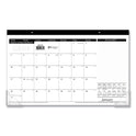 AT-A-GLANCE Compact Desk Pad, 18 x 11, White Sheets, Black Binding, Clear Corners, 12-Month (Jan to Dec): 2025 (SK1400)