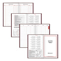 AT-A-GLANCE Standard Diary Daily Diary, 2025 Edition, Wide/Legal Rule, Red Cover, (200) 12 x 7.75 Sheets (SD37613)