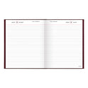 AT-A-GLANCE Standard Diary Daily Diary, 2025 Edition, Medium/College Rule, Red Cover, (200) 9.5 x 7.5 Sheets (SD37413)