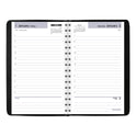 AT-A-GLANCE DayMinder Daily Appointment Book, 8 x 5, Black Cover, 12-Month (Jan to Dec): 2025 (SK4400)