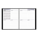 AT-A-GLANCE DayMinder Open-Schedule Weekly Appointment Book, 8.75 x 7, Black Cover, 12-Month (Jan to Dec): 2025 (G53500)