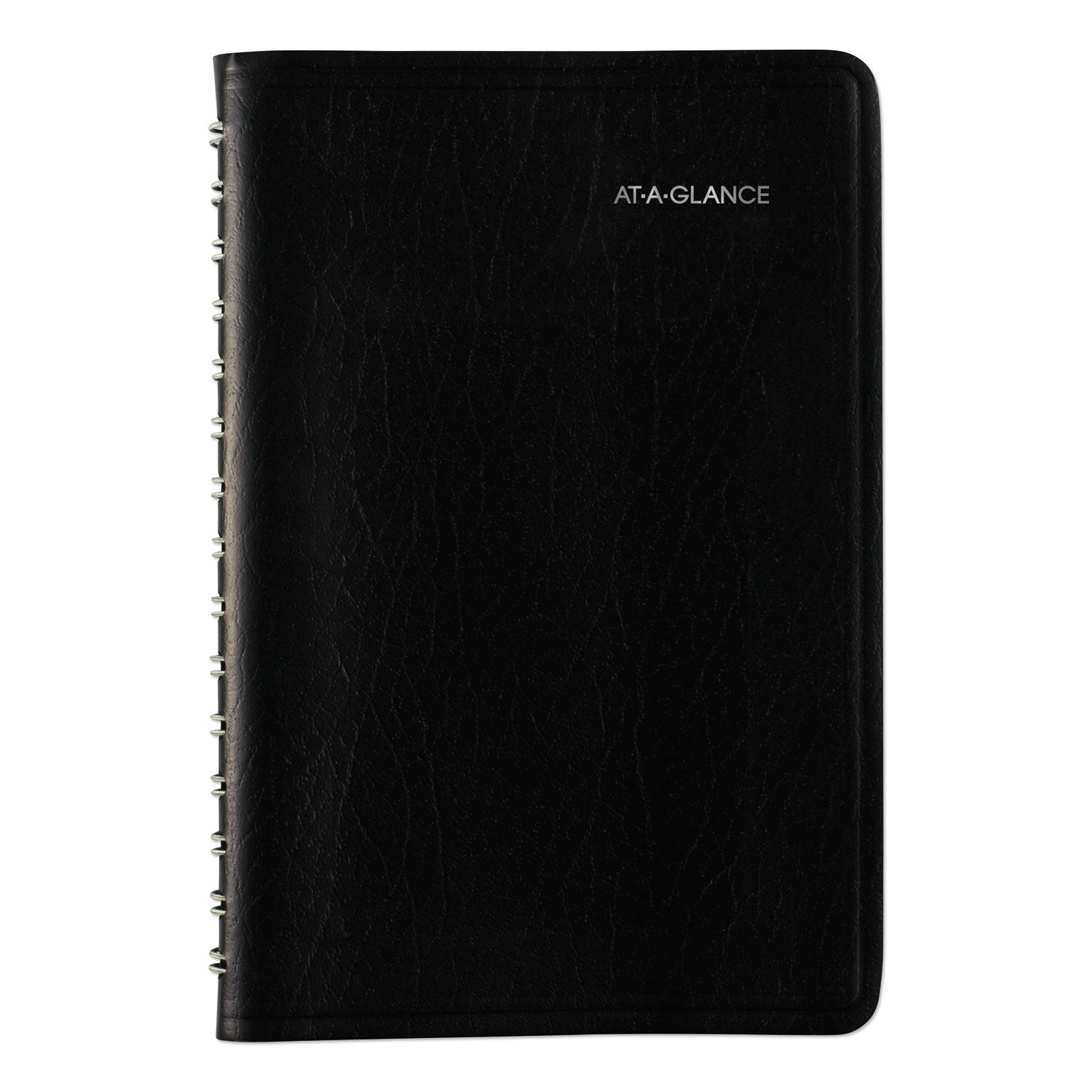 AT-A-GLANCE DayMinder Daily Appointment Book, 8 x 5, Black Cover, 12-Month (Jan to Dec): 2025 (SK4400)