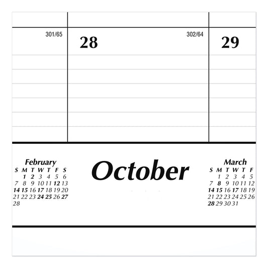 AT-A-GLANCE Academic Year Ruled Desk Pad, 21.75 x 17, White Sheets, Black Binding, Black Corners, 16-Month (Sept to Dec): 2024 to 2025 (SK241600)