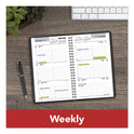 AT-A-GLANCE DayMinder Block Format Weekly Appointment Book, 8.5 x 5.5, Black Cover, 12-Month (Jan to Dec): 2025 (G20000)