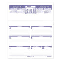 AT-A-GLANCE Flip-A-Week Desk Calendar Refill, 7 x 6, White Sheets, 12-Month (Jan to Dec): 2025 (SW705X50)