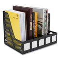 Advantus Literature File, Five Slots, 13.25 x 10 x 10.25, Black (34092)