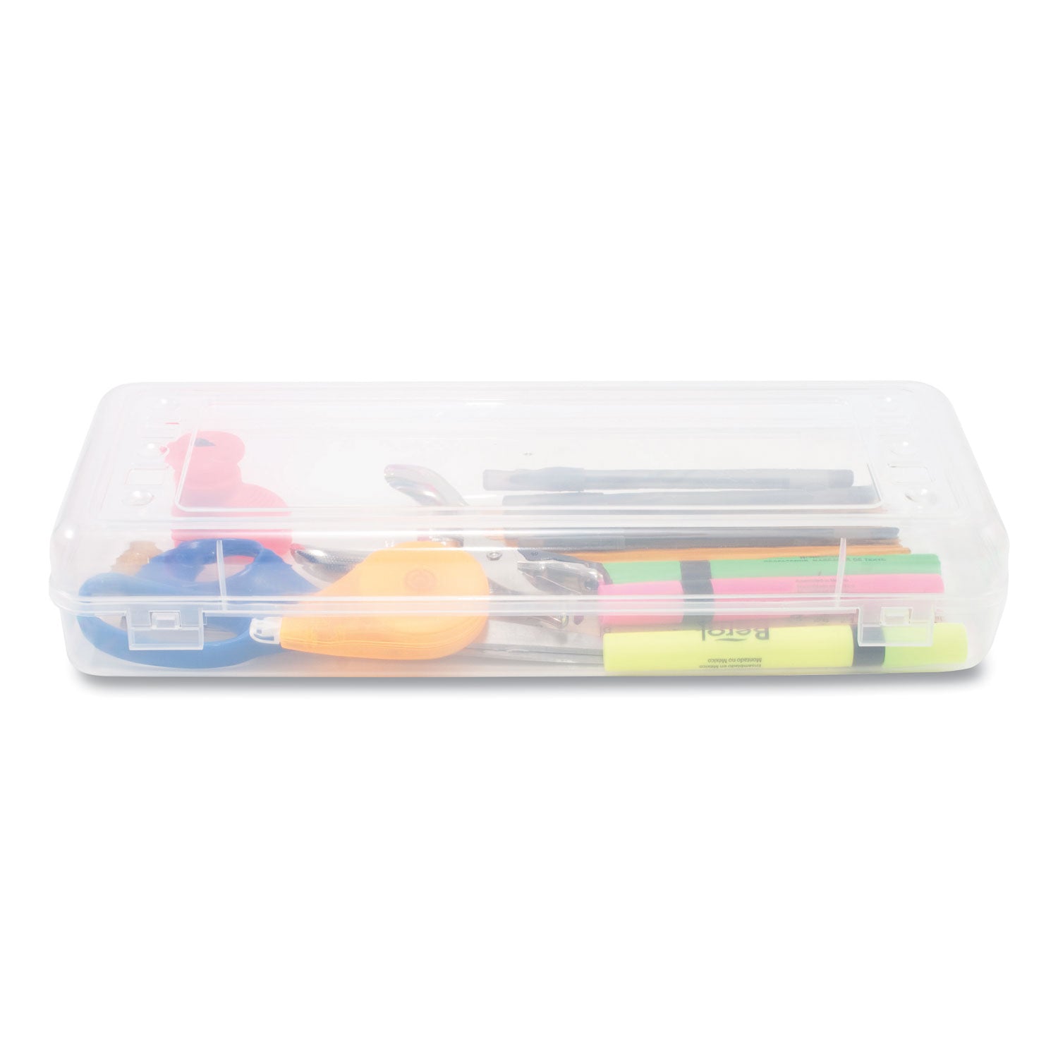 Innovative Storage Designs Stretch Art Box, Polypropylene, 13.25 x 5 x 2.3, Clear (67033)