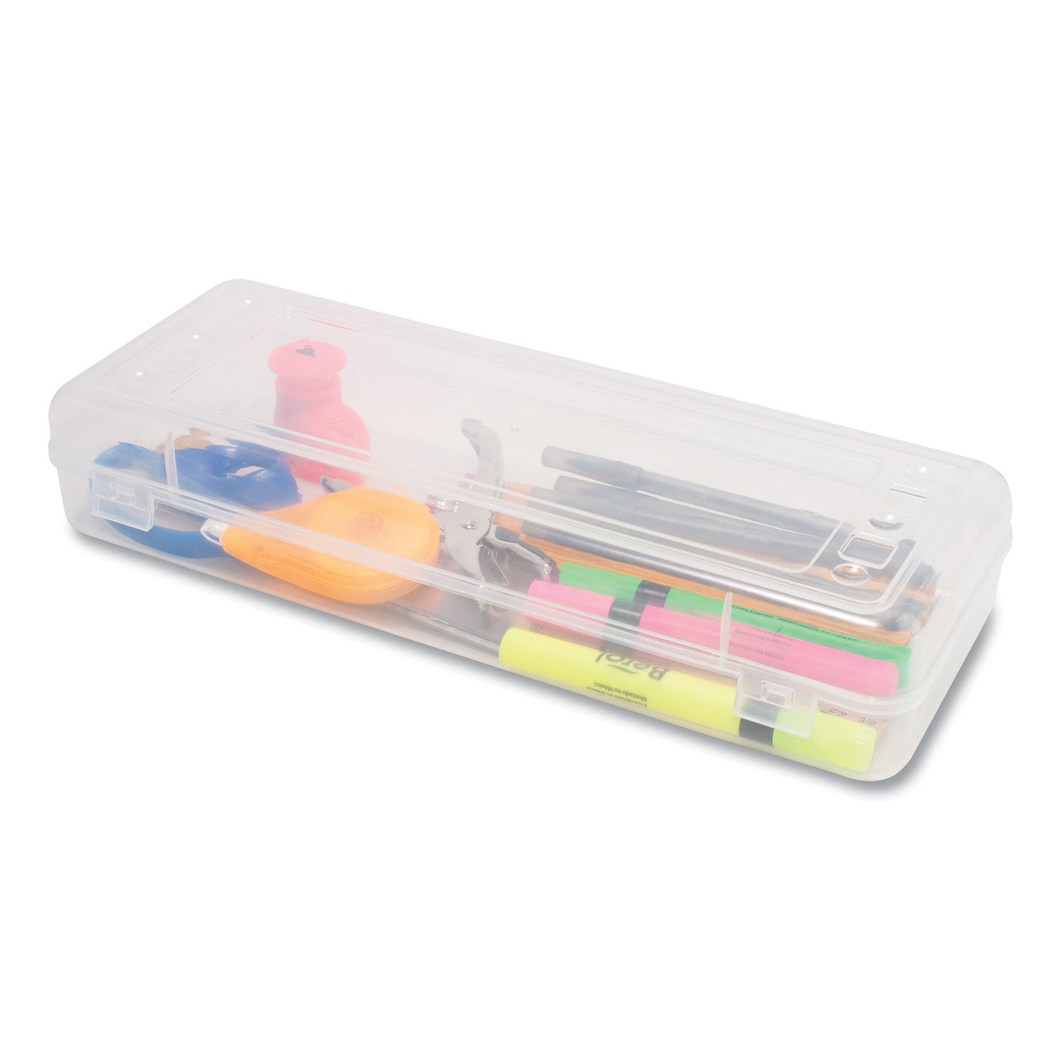 Innovative Storage Designs Stretch Art Box, Polypropylene, 13.25 x 5 x 2.3, Clear (67033)