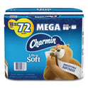 Charmin Ultra Soft Bathroom Tissue, Mega Roll, Septic Safe, 2-Ply, White, 244 Sheets/Roll, 18 Rolls/Carton (01450) - 2 Pack